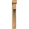 Ekena Millwork Westlake Block Rough Sawn Bracket w/ Offset Brace, Western Red Cedar, 6"W x 30"D x 42"H BKT0604X30X42WTL05RWR - alternate 4